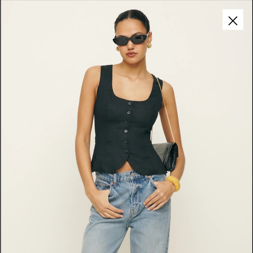 NWOT Reformation Delanie Top